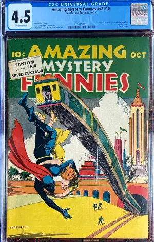 Amazing Mystery Funnies Vol. 2 # 10  CGC 4.5