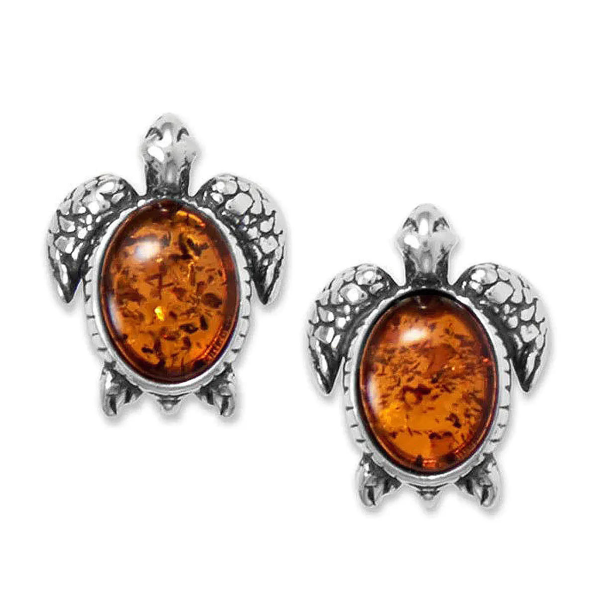 Amber Sea Turtle Necklace