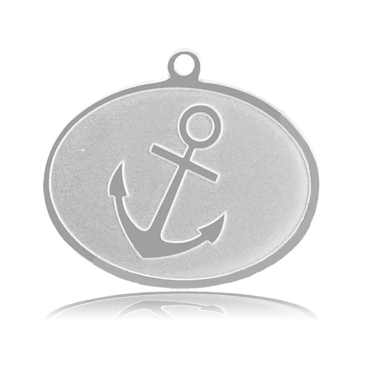 Anchor Charm with Blue Opal Jade Charity Bracelet