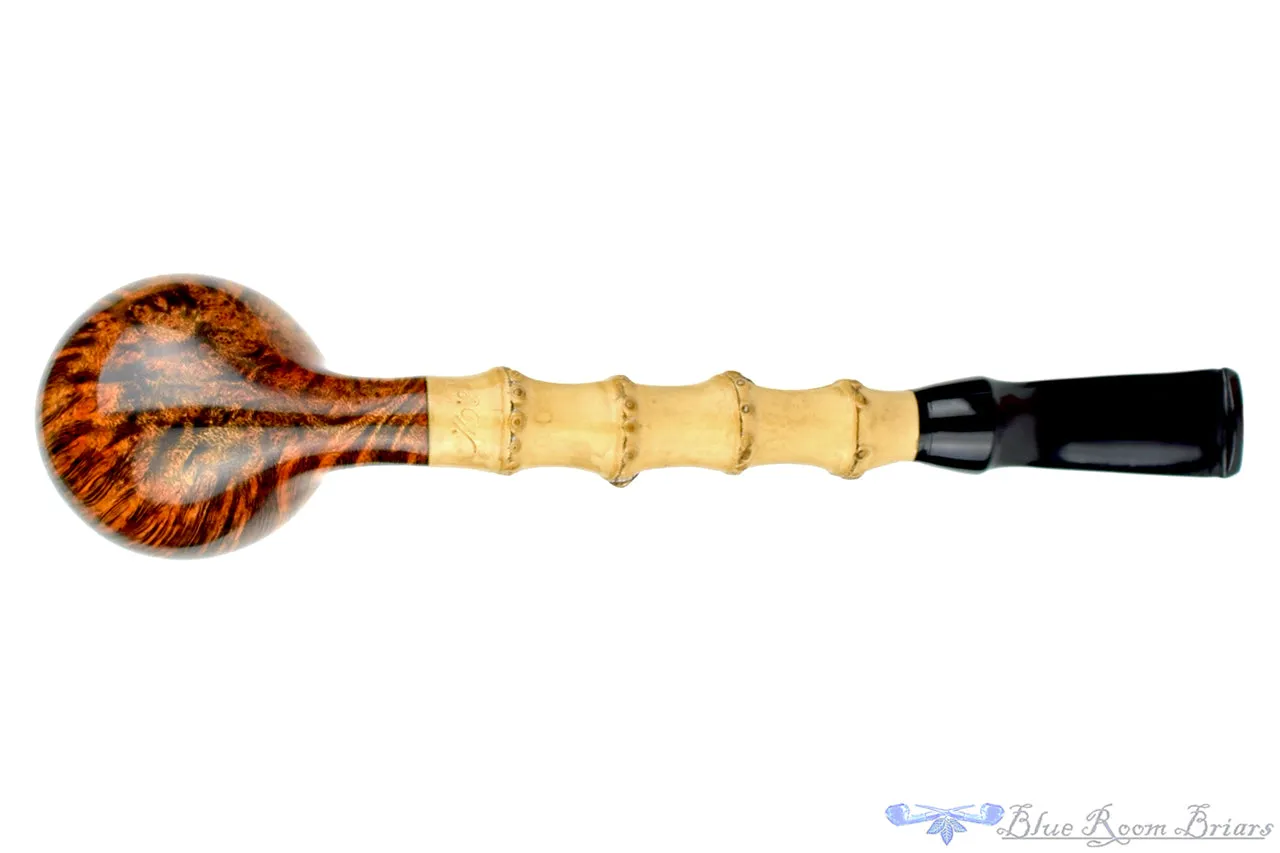 Benjamin Westerheide Pipe Tiger Striped Apple with Bamboo