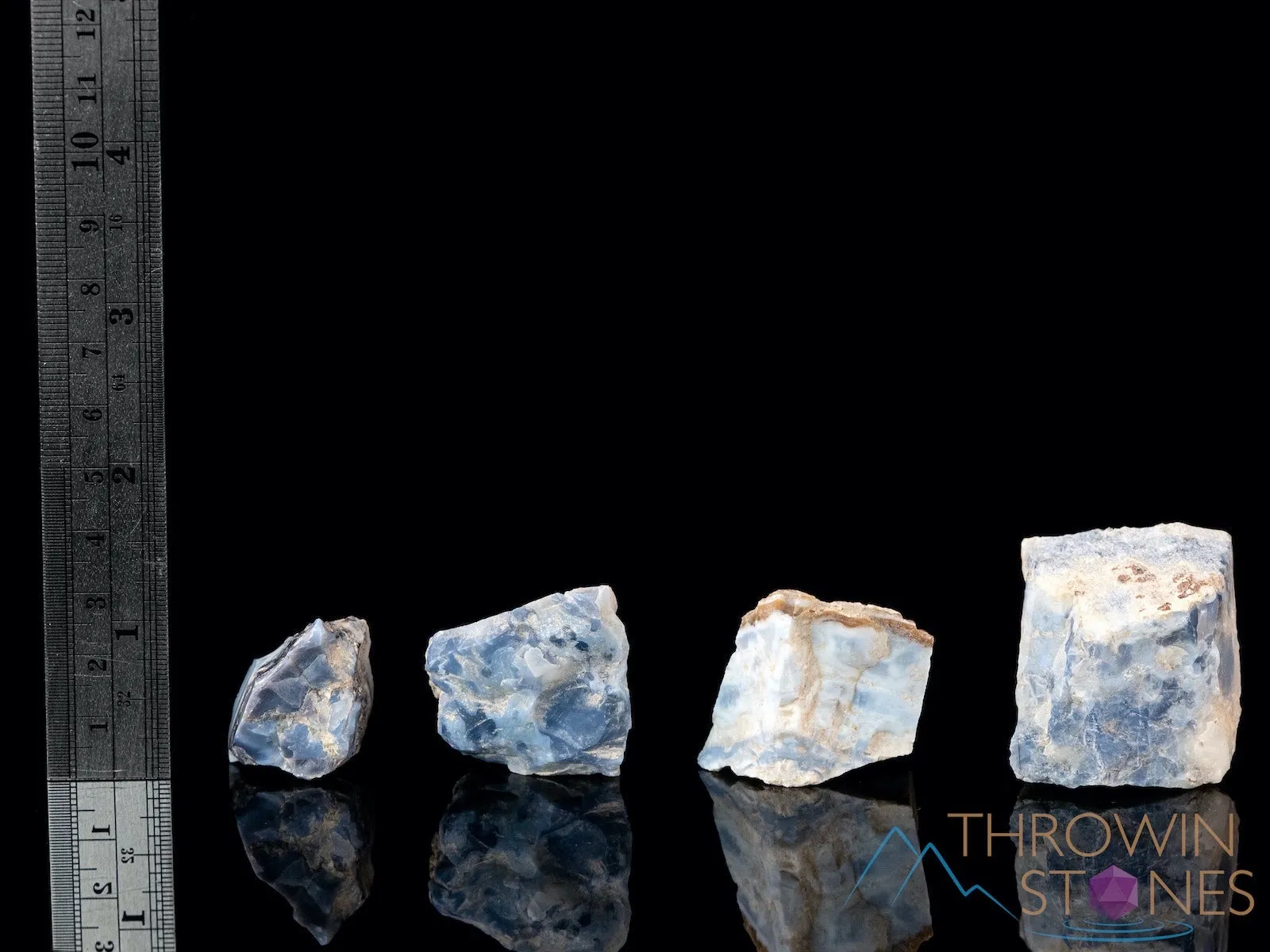 BLUE OPAL Raw Crystals - Bulk Raw Opal, Rough Opal Lot, Mexican Opal, E0054