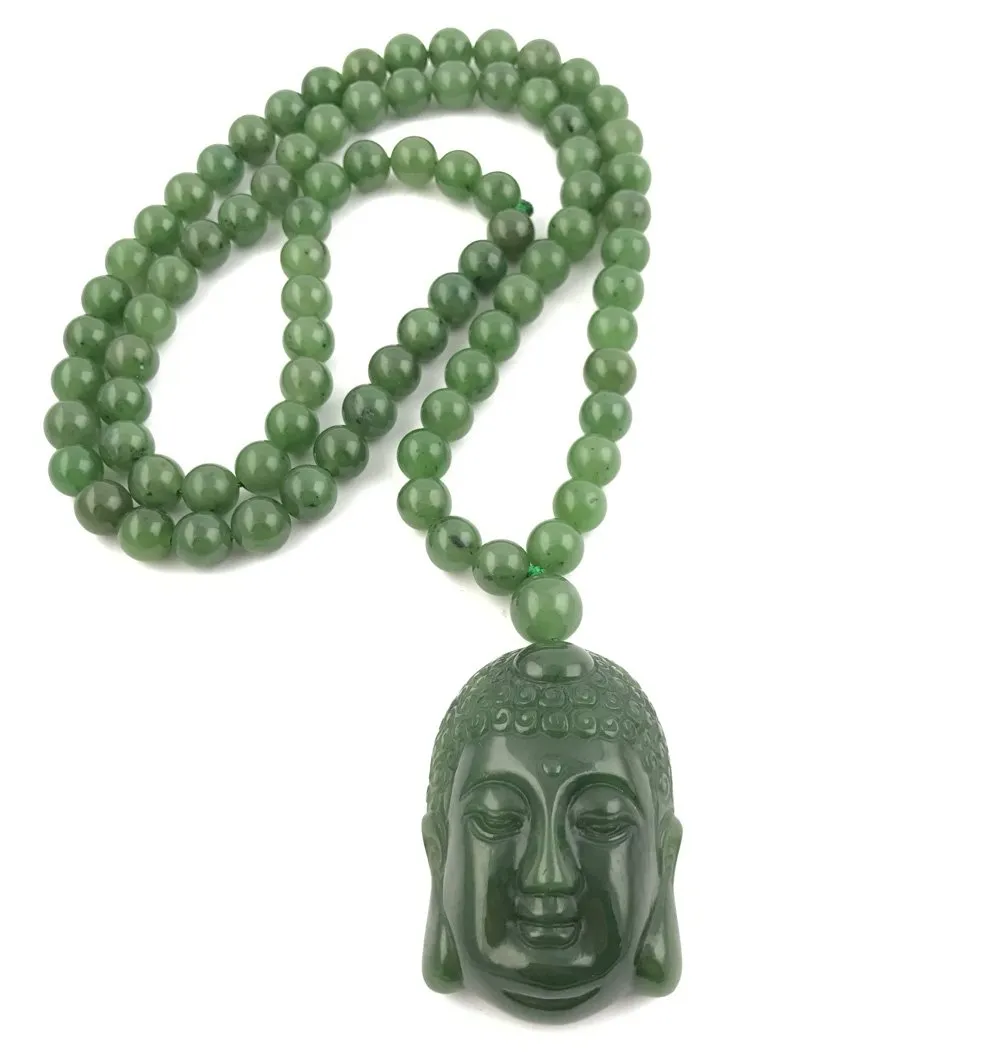 Canadian Jade Buddha Necklace