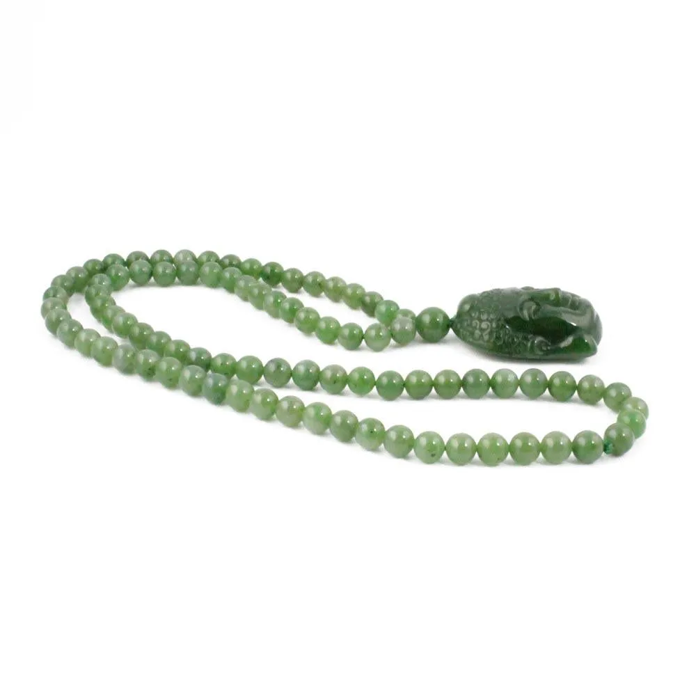 Canadian Jade Buddha Necklace