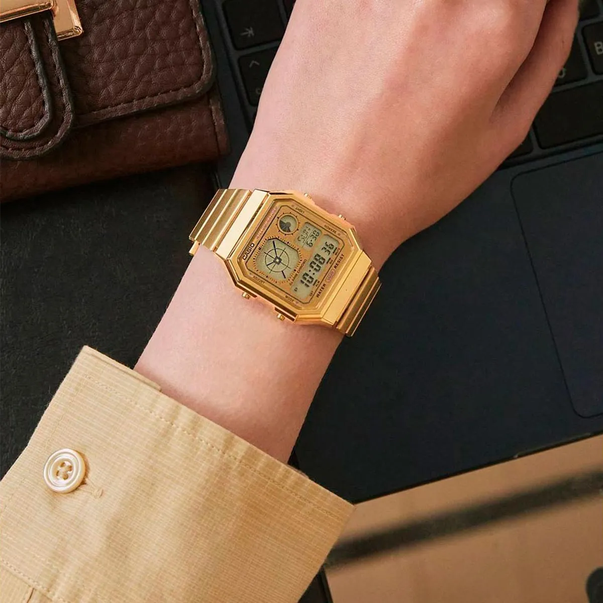 Casio Vintage Retro-Futuristic A130WEG-9A