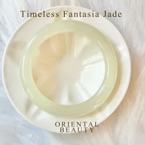 Certified premium white genuine nephrite jade Hetian jade bracelet bangle - inner diameter 56mm