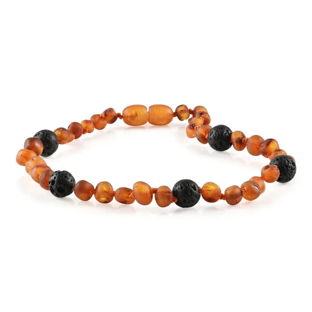 Children's Aromatherapy Necklaces | RETIRED Lava   Baltic Amber