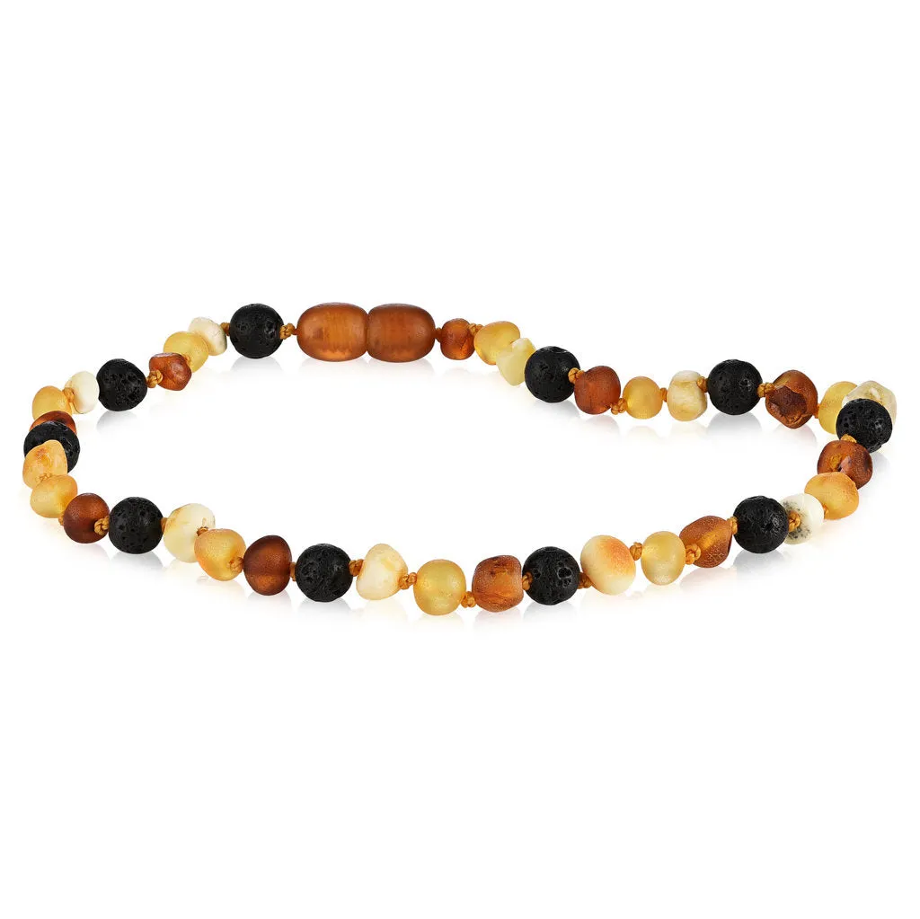 Children's Aromatherapy Necklaces | RETIRED Lava   Baltic Amber