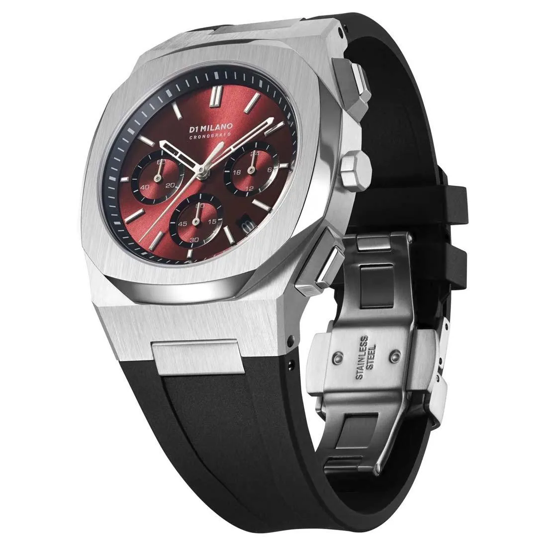 D1 Milano Chronograph Burgundy D1-CHRJ03