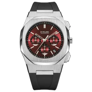 D1 Milano Chronograph Burgundy D1-CHRJ03