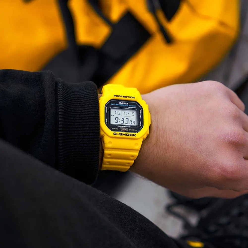 G-Shock Classic Yellow Watch DW-5600REC-9