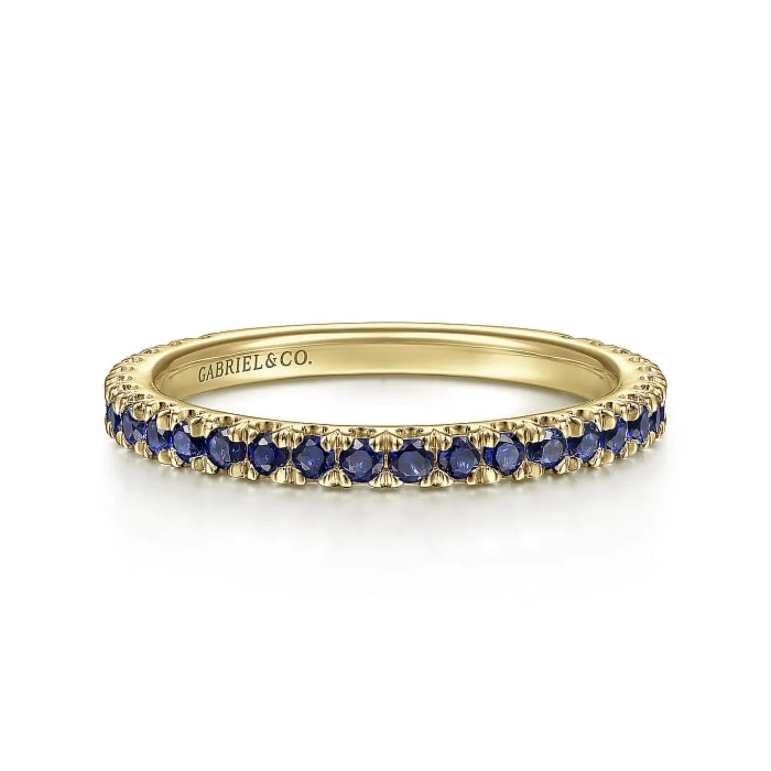 Gabriel & Co. Blue Sapphire Stackable Ring
