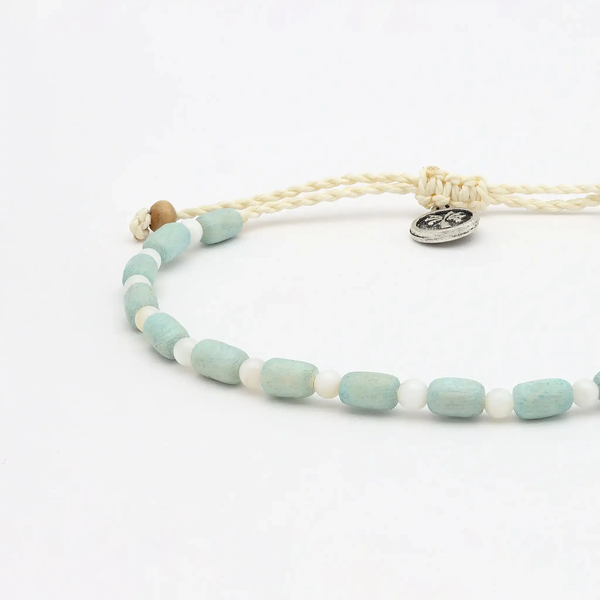 Kilauea Wood Beaded Bracelet