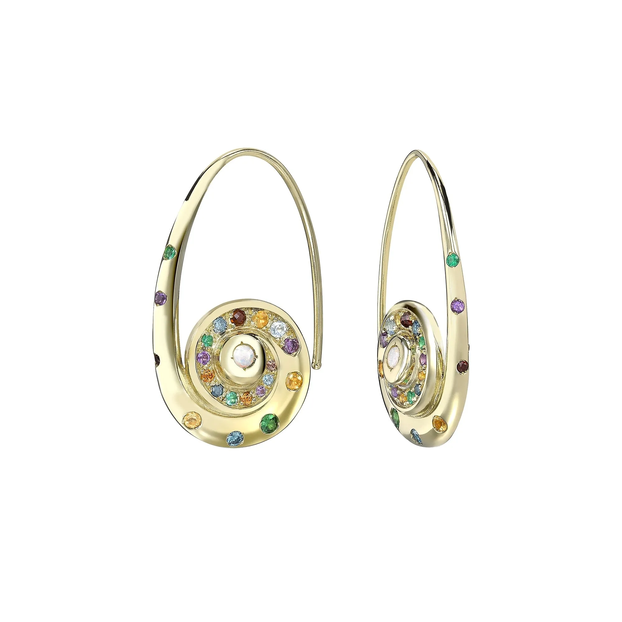 Large Yellow Pharaonys Earrings