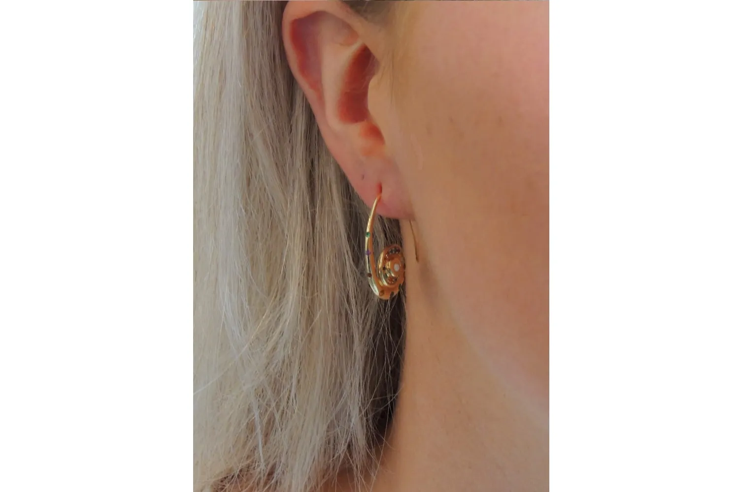 Large Yellow Pharaonys Earrings