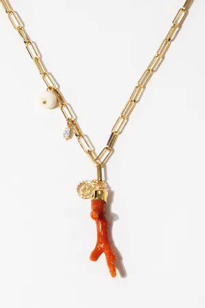 Lucky Coral Necklace
