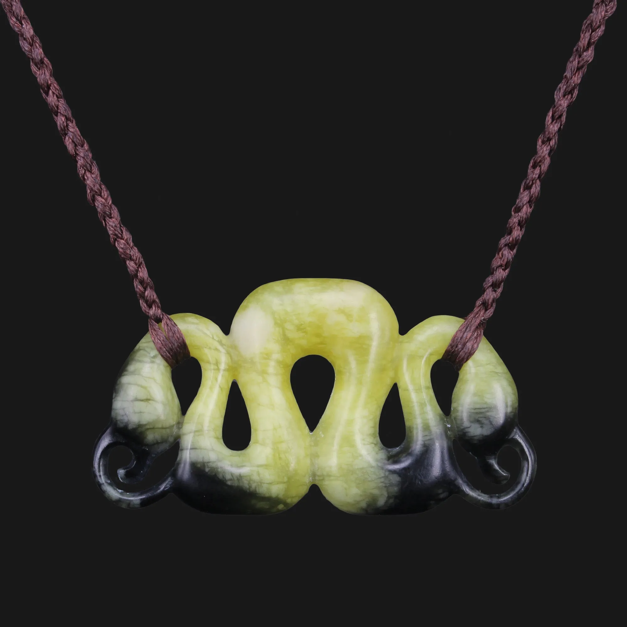 Maori inspired Jade Pekapeka Necklace with Manaia Figures Perfect Anniversary Gift for Him or Her, Handcrafted Bird Necklace Mens Gift