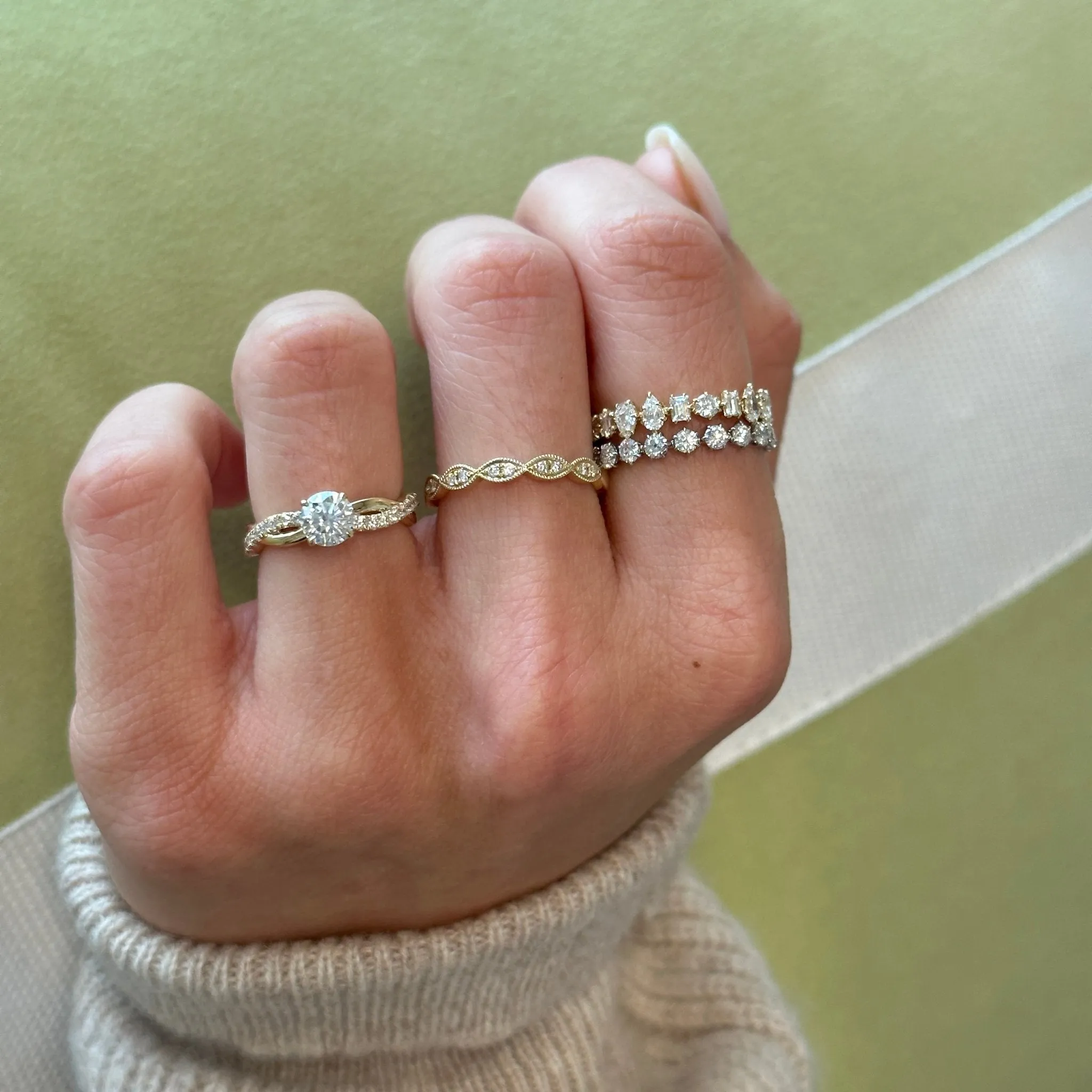 Multi Shape Eagle Prong Band