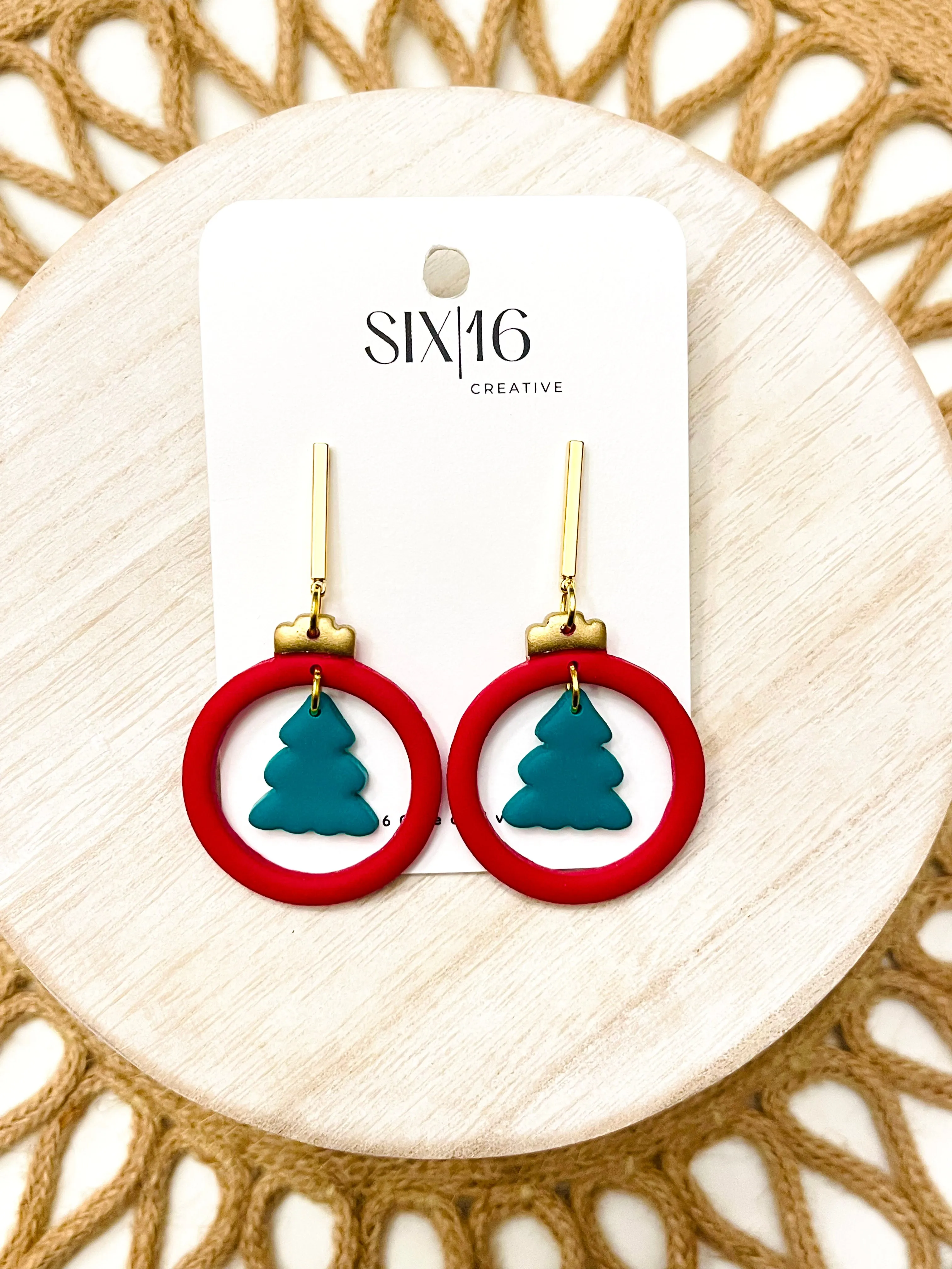 Ornament Polymer Clay Earrings