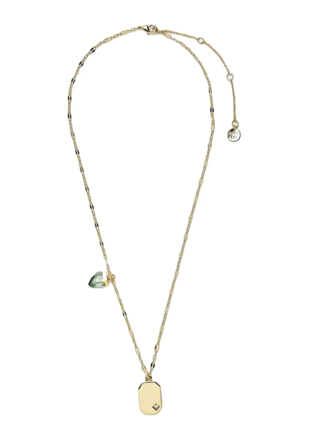 Pura Vida Emerald Quartz Pendant Necklace