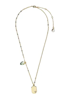 Pura Vida Emerald Quartz Pendant Necklace