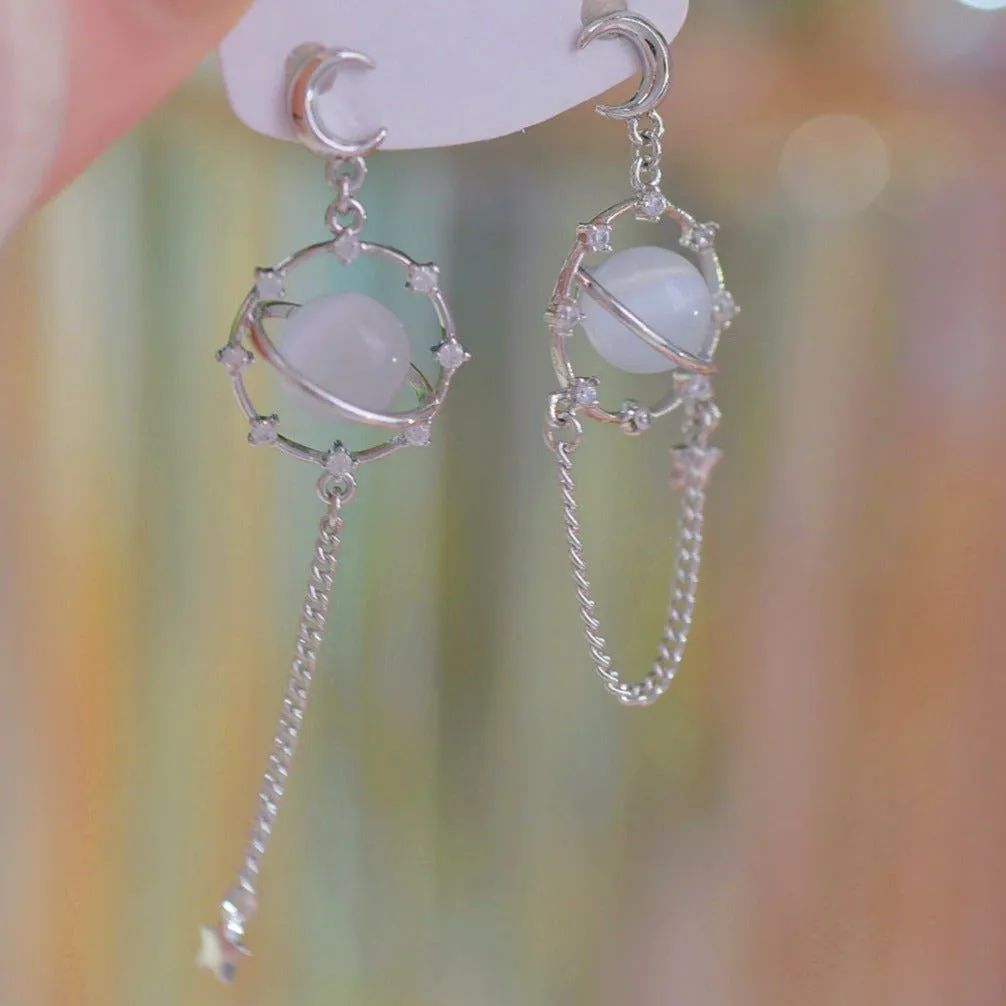 Saturn Drop Earrings