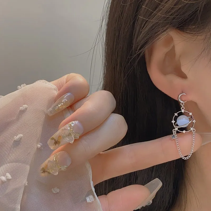 Saturn Drop Earrings