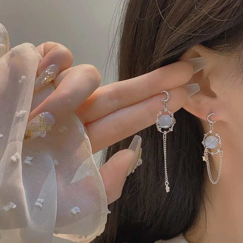 Saturn Drop Earrings