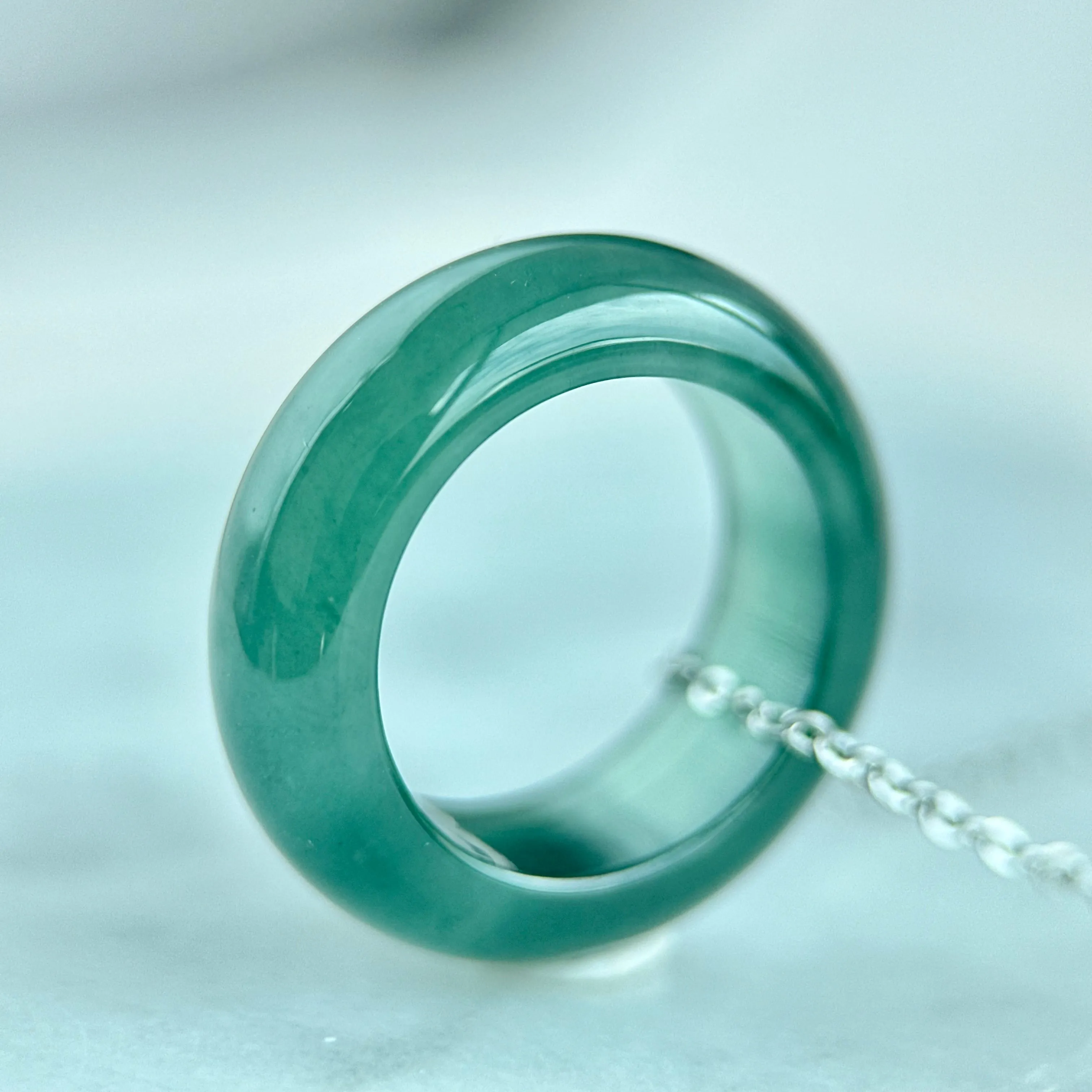 The Atlantis Jadeite Band Pendant