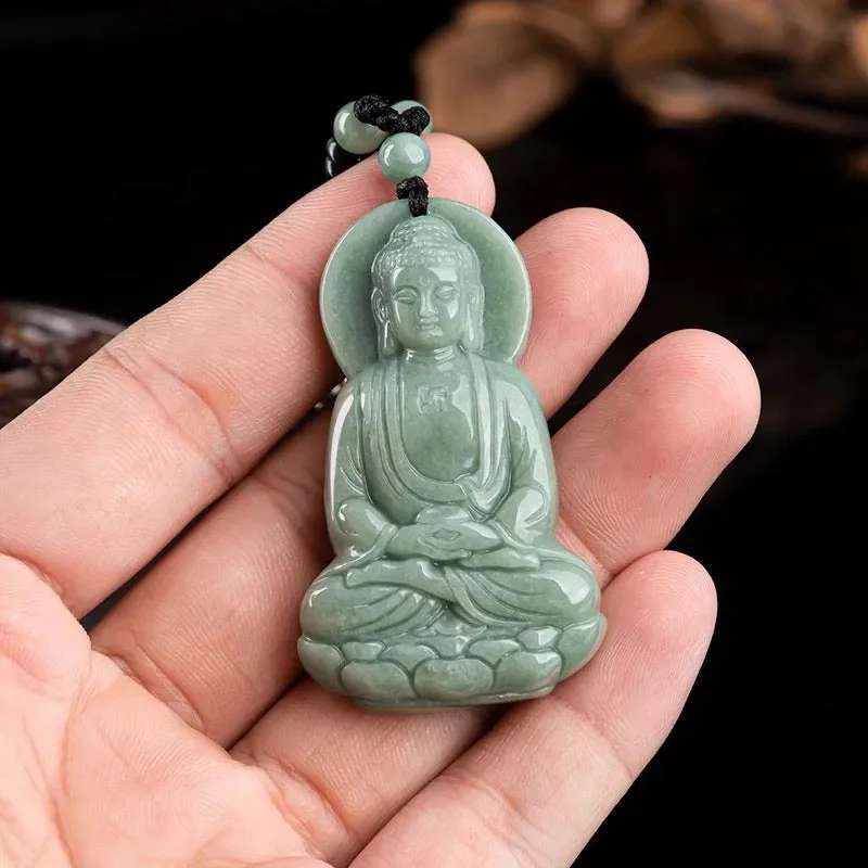 THE VAULT | Genuine Natural Jadeite Buddha Necklace