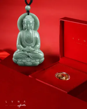 THE VAULT | Genuine Natural Jadeite Buddha Necklace