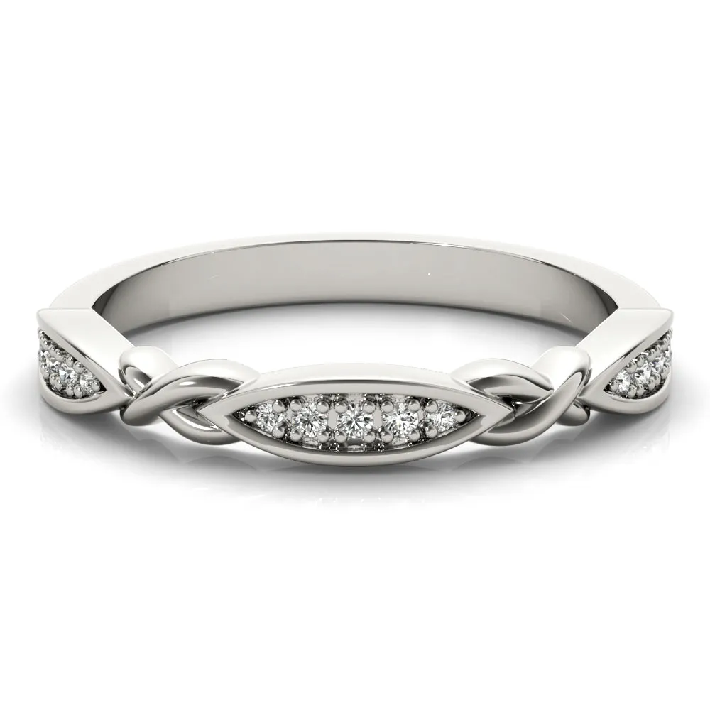 Xanthe Women's Diamond Stacker Wedding Ring